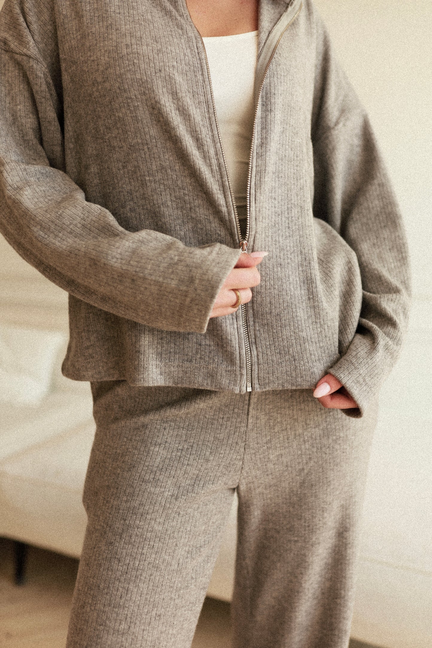 Gray tracksuit