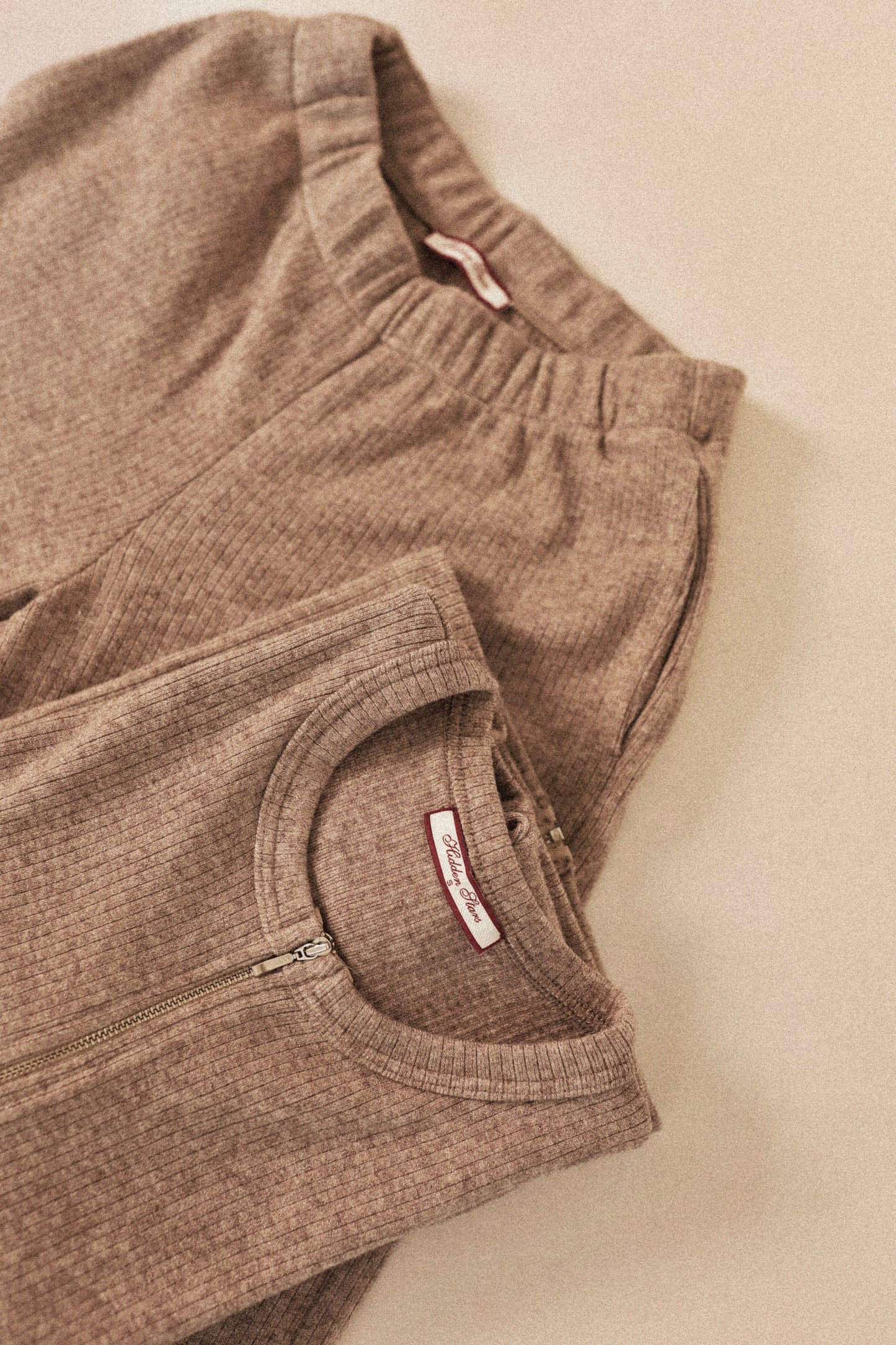 Beige tracksuit