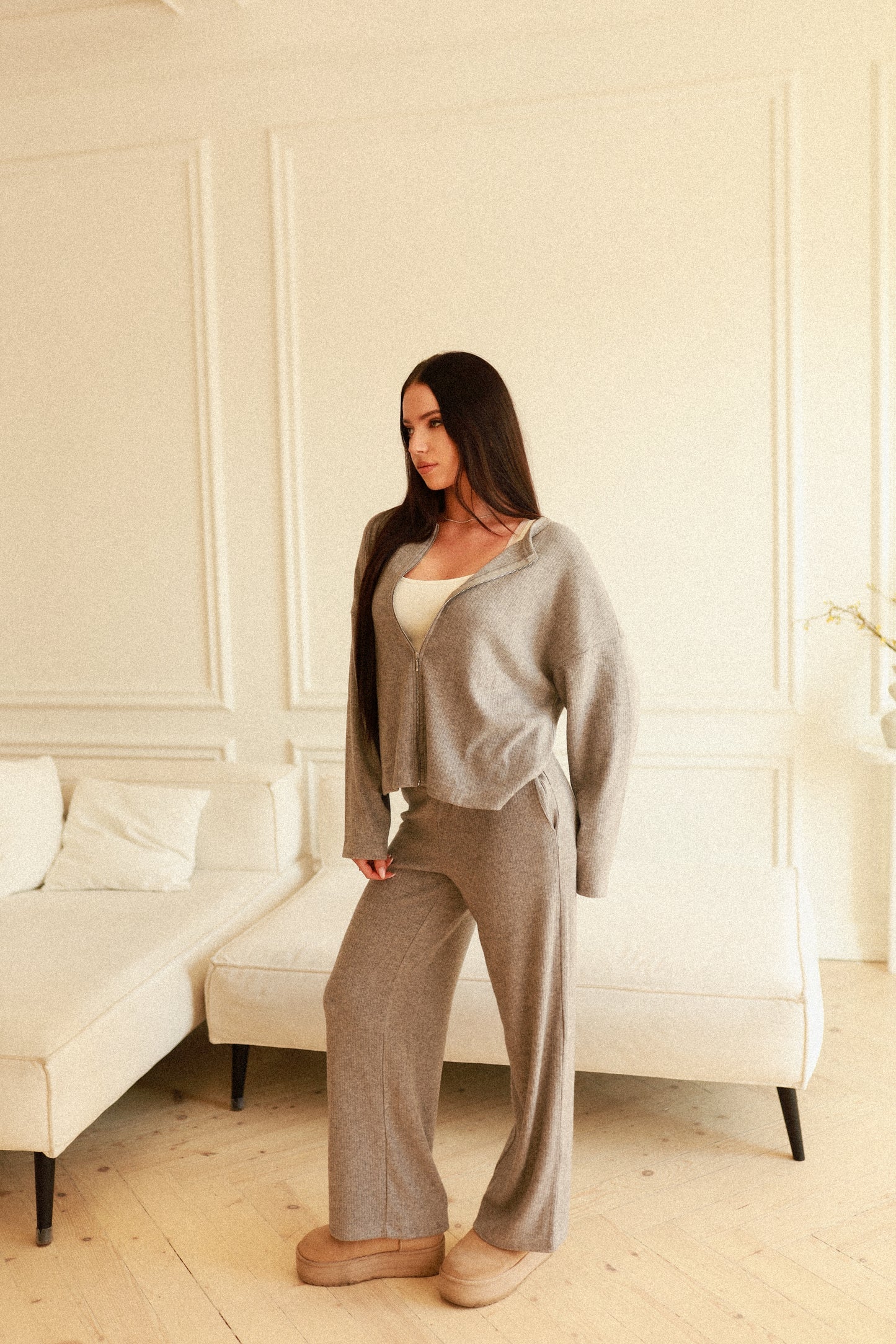 Gray tracksuit
